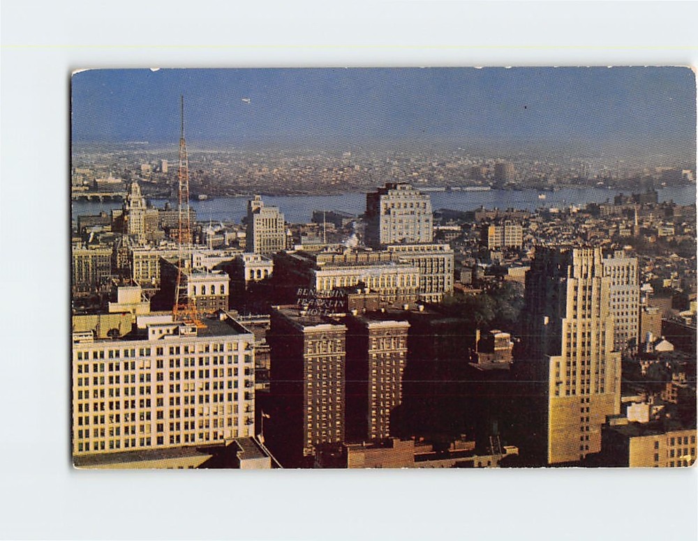 Postcard Aerial View Philadelphia Pennsylvania USA