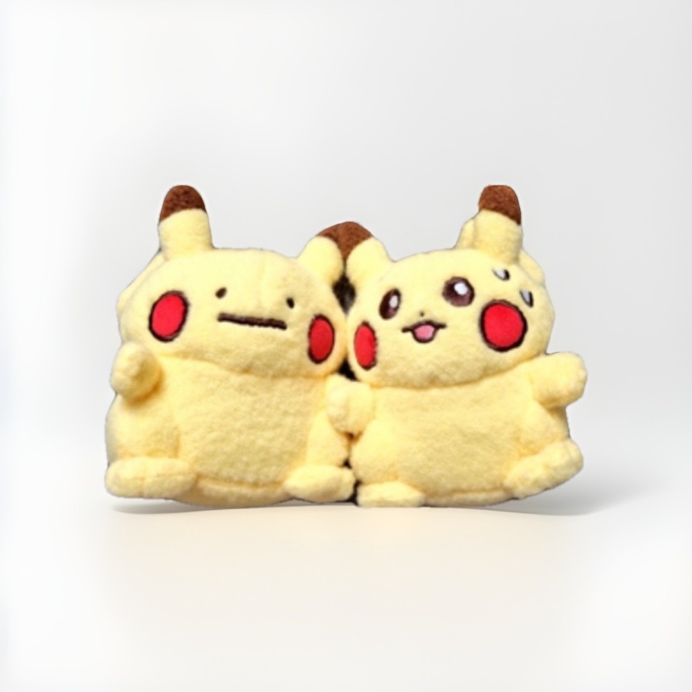 Pokemon Store Korea Official Ditto & Pikachu Plush 272mm