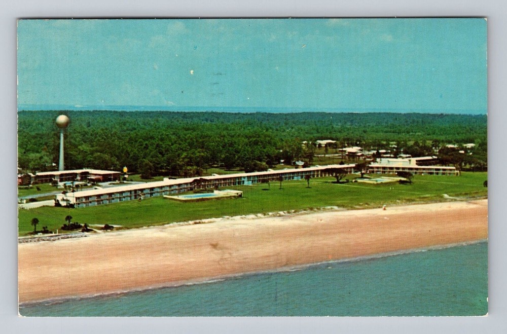Jekyll Island GA-Georgia The Wanderer Motel Vintage Postcard