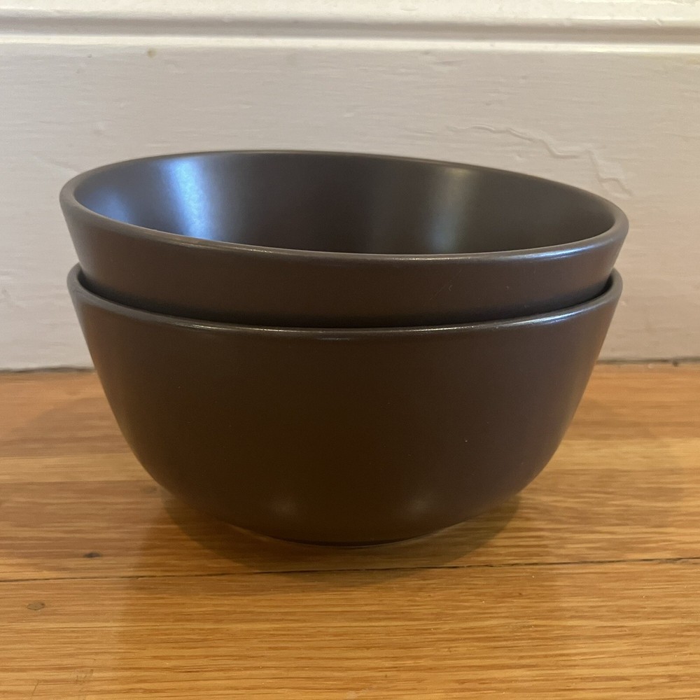 Set of 2 IKEA Dinera CHOCOLATE BROWN 5¾