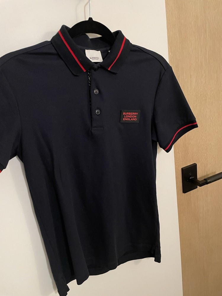 Burberry Grenford Polo Shirt in Navy for Men