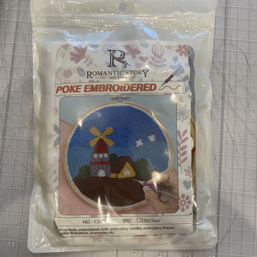 Punch Needle Embroidery  Hooking Kit for Kids Craft Gift New