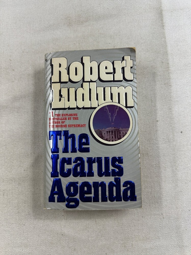 The Icarus Agenda Robert Ludlum 1989 Bantam Books Thriller Espionage Paperback