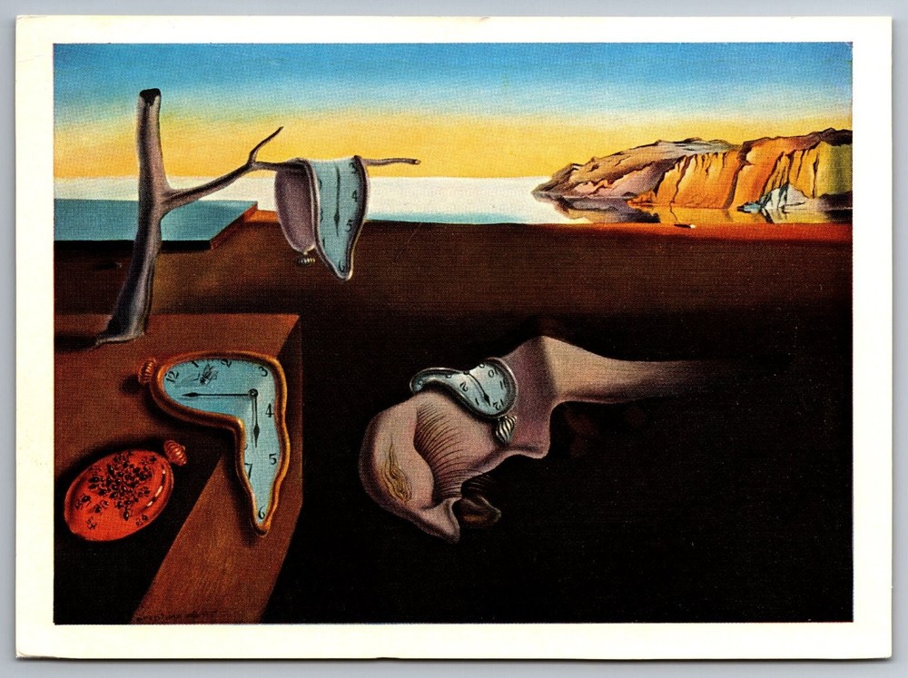 Salvador Dali The Persistence of Memory MoMA Art Postcard 1931
