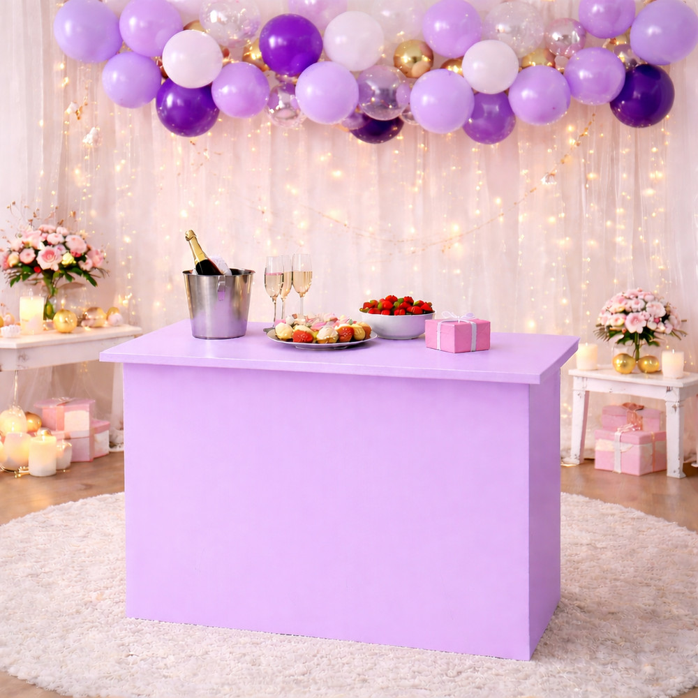 LILAC Party Cart, Catering Snack Bar, Mobile Display Stand,   Mobile Vendor Cart