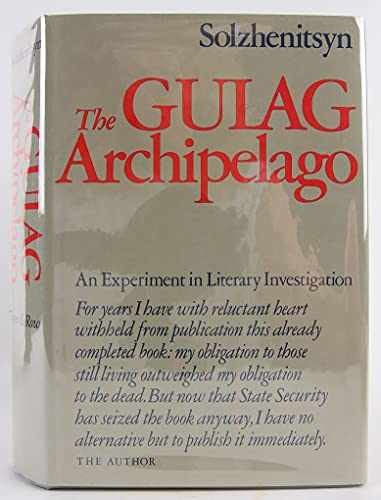 The Gulag - Hardcover, by Aleksandr Isaevich Solzhenitsyn - Acceptable j