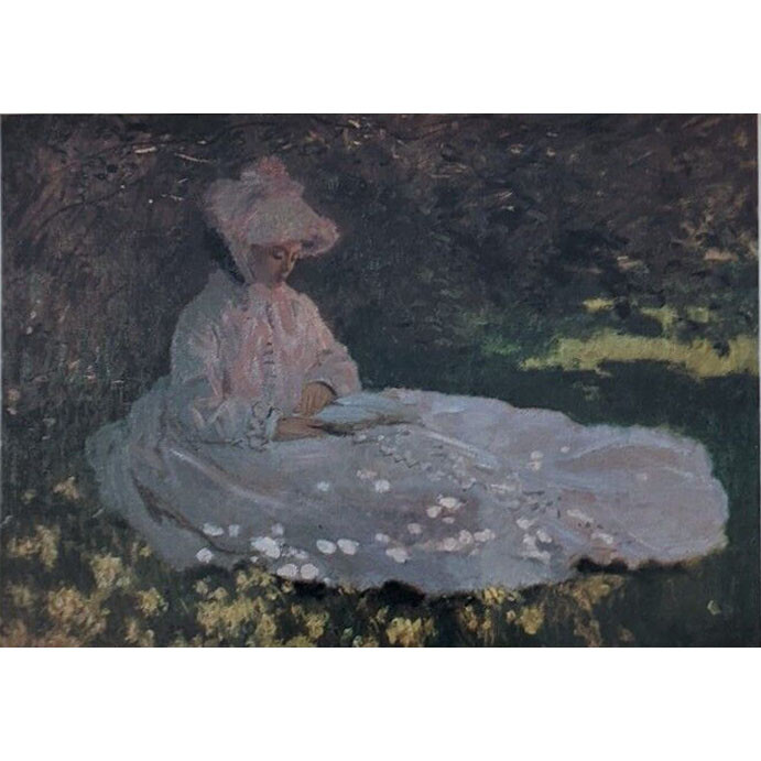 Custom Monet Hand-painted Oil Painting Canvas Wall Art