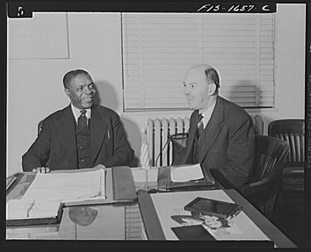 Washington, D.C. Dean William Pickens and James L. Houghteling of the United