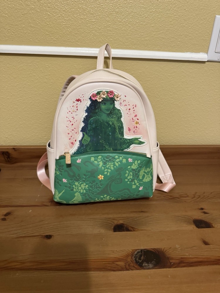 Disney Moana Te Fiti Floral Mini Backpack USED ONCE
