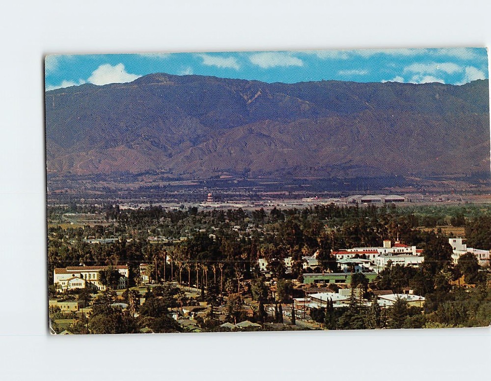 Postcard Aerial View Loma Linda Sanitarium & Hospital California USA