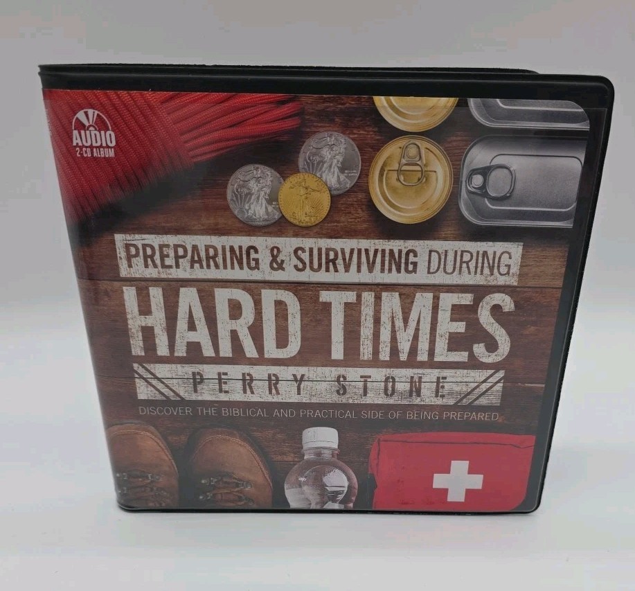Perry Stone Preparing & Surviving During Hard Times Audiobook CDs 2 Discs New