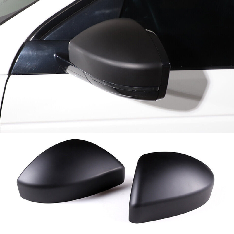 Matte Black Rearview Mirror Trim for 2014-19 Land Rover Range Rover Evoque