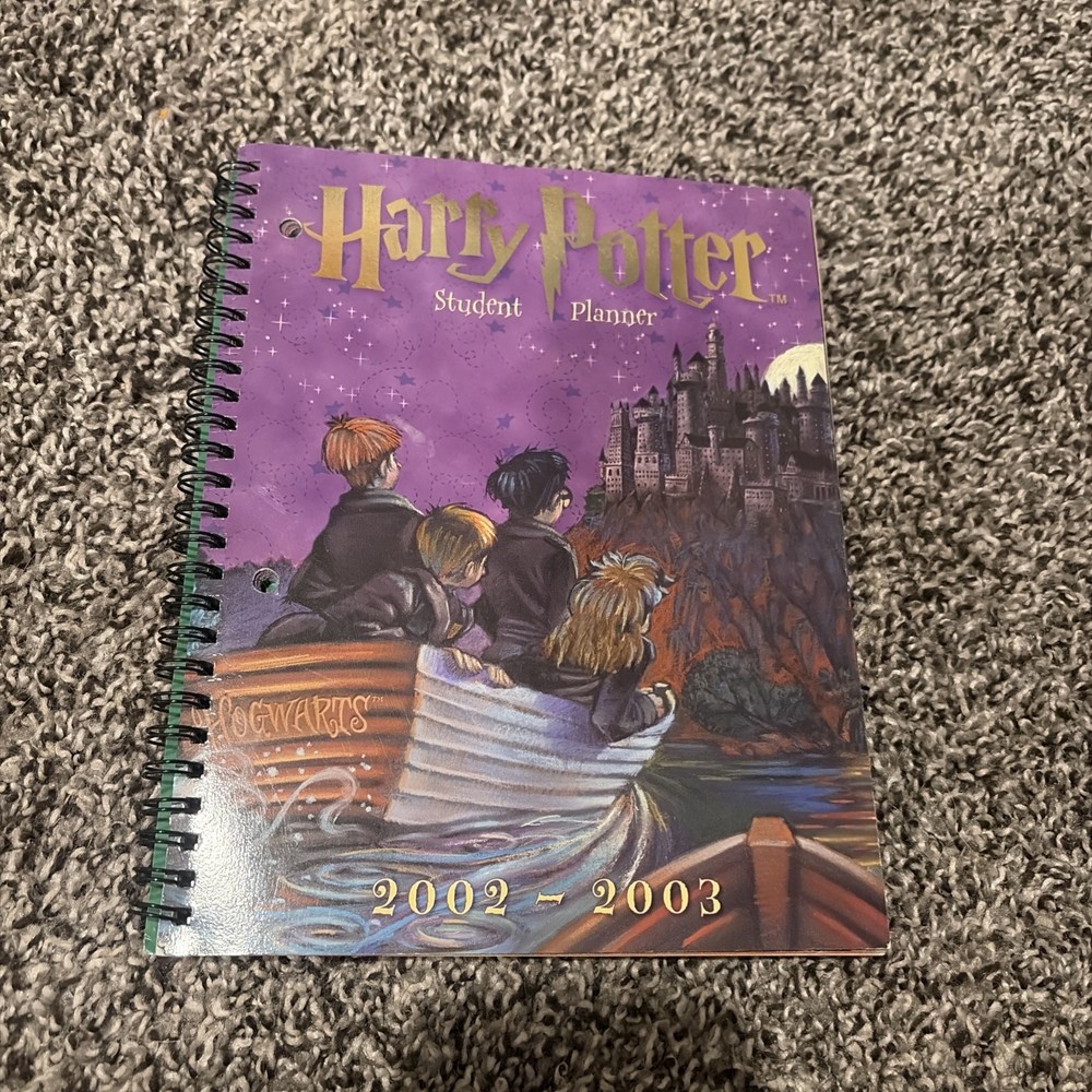 Harry Potter 2002-2003 Student Planner Spiral-bound Notebook By Cedco - UNUSED
