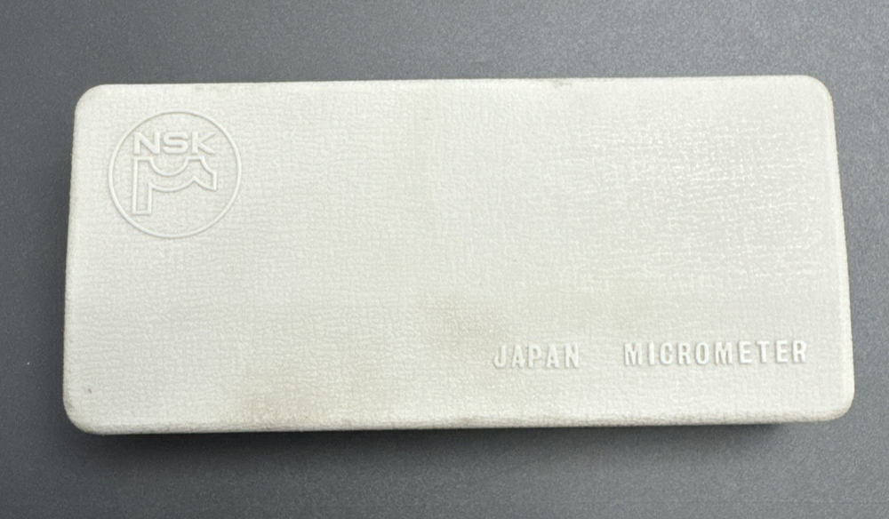 NSK 0-25mm Outside Micrometer Set with Wrench and Case