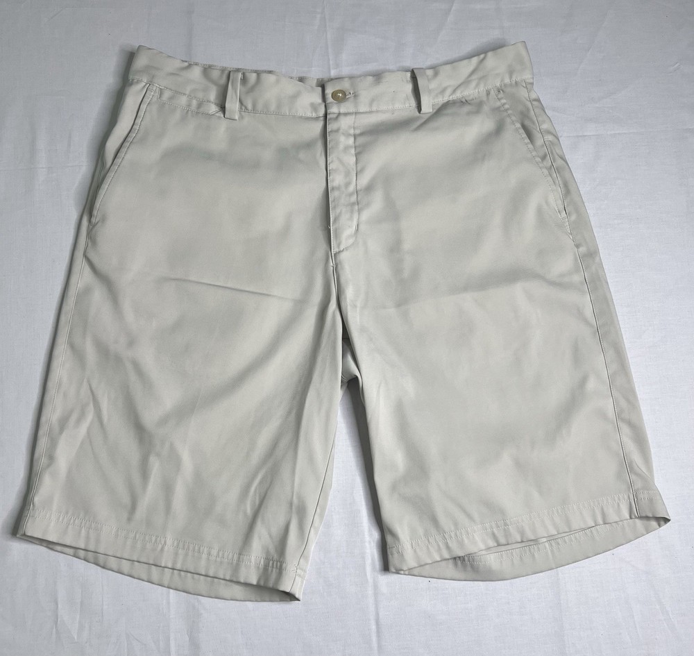 Nike Golf Tour Performance Shorts Mens 34 Khaki Gray  Lightweight