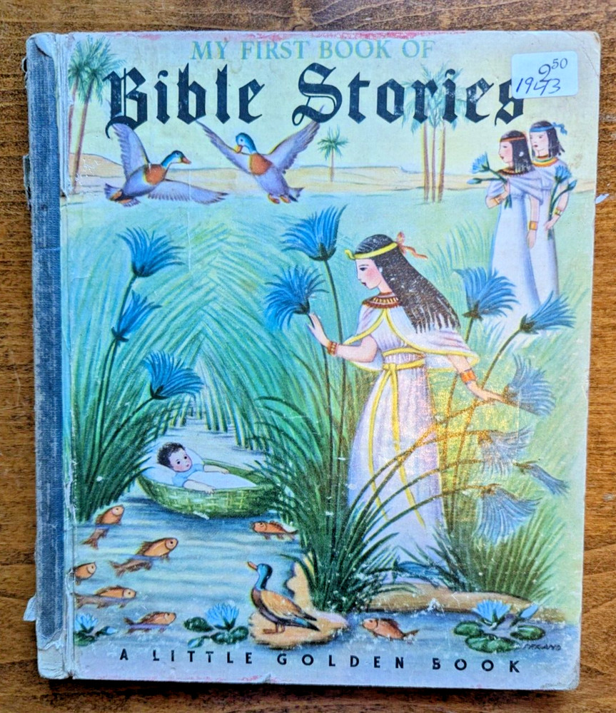 My First Book of Bible Stories A Little Golden Book Mary Walton 1943