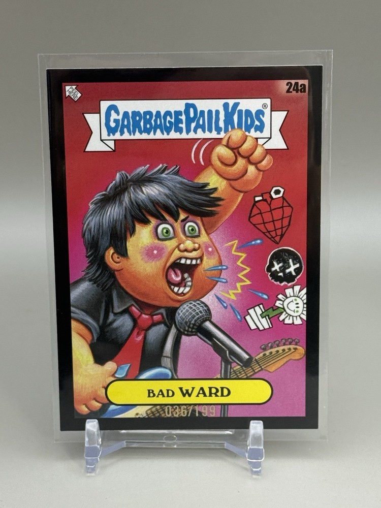 2024 Topps GPK Green Day Garbage Pail Kids Bad Ward 24a Black #/199
