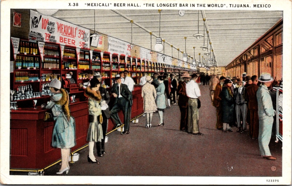 PC Interior Mexicali Beer Hall, The Longest Bar In The World, Tijuana, Mexico