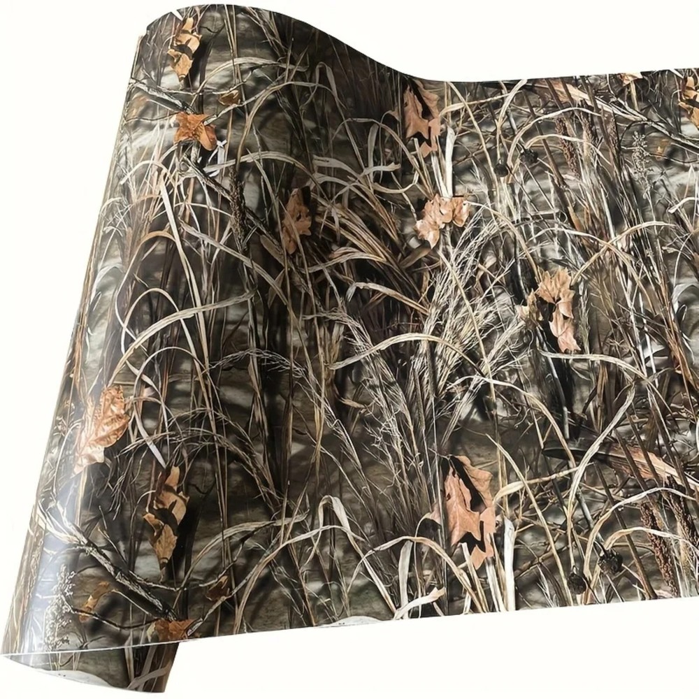 Shadow Grass Camo Tree Vinyl Car Wrap PVC Adhesive Real Tree Camouflage Film