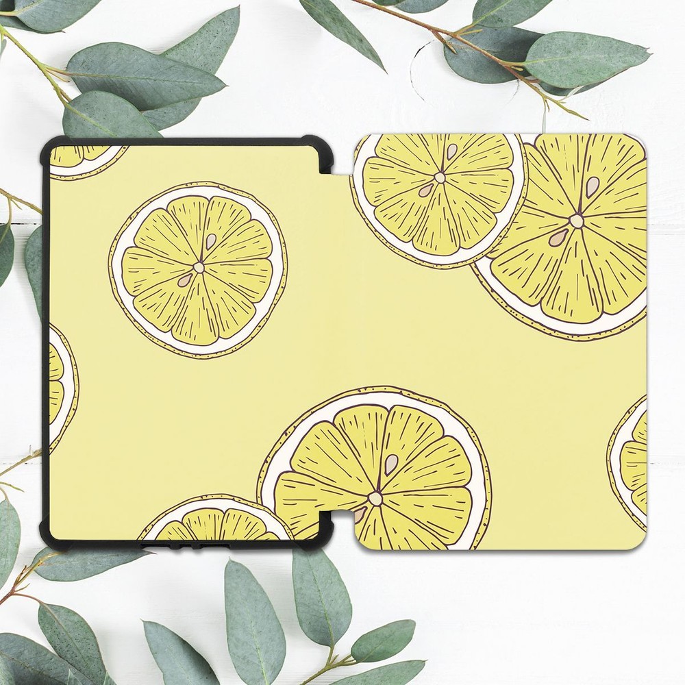 Cute Yellow Lemon Case for Kindle 10th Gen & Paperwhite