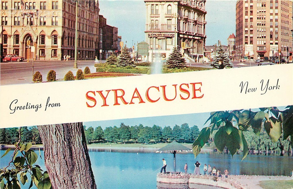 NY, Syracuse, New York, Clinton Square, Onondaga Park, Multi View, Colourpicture