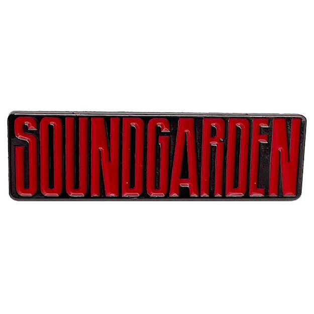 Embossed Enamel Lapel Pin Badge - Soundgarden Logo Icon NEW