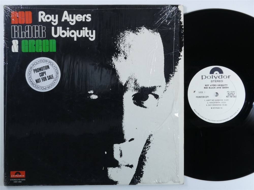 ROY AYERS UBIQUITY Red Black & Green POLYDOR LP wlp with promo insert i