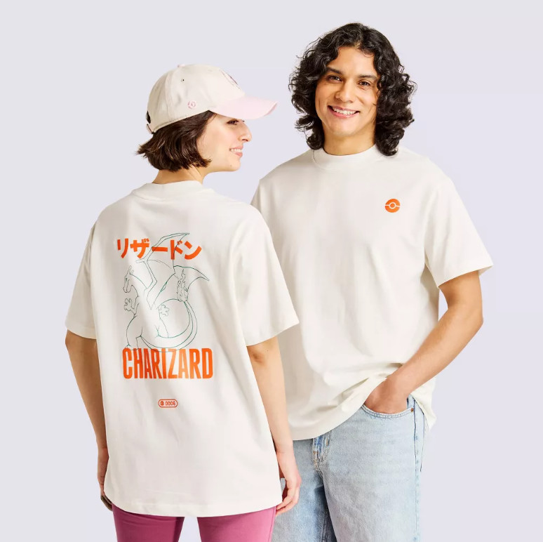 Pokemon x Target - Charizard Graphic Short Sleeve Crewneck T-Shirt - Size M