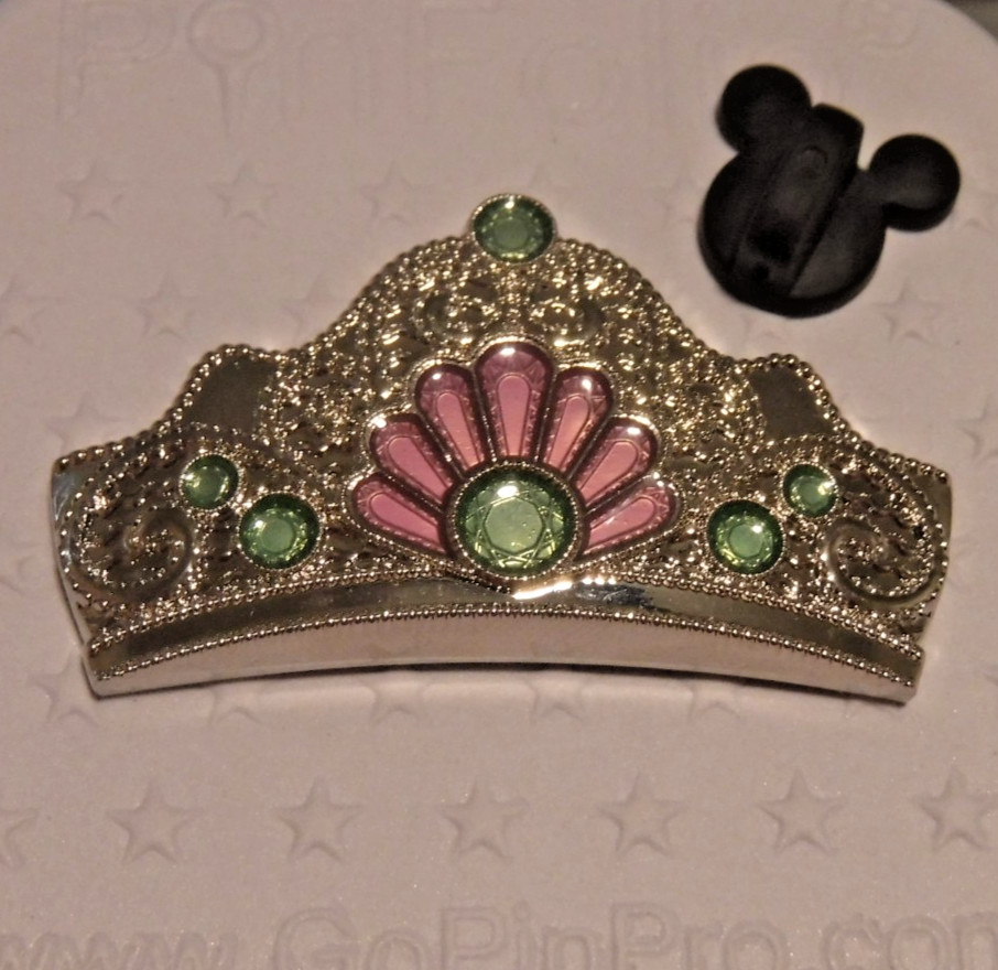 Disney Parks Princess Ariel Tiara Jeweled Crown Trading Pin Little Mermaid