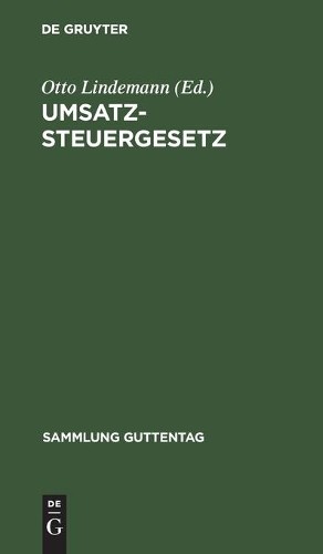Umsatzsteuergesetz (Hardback)