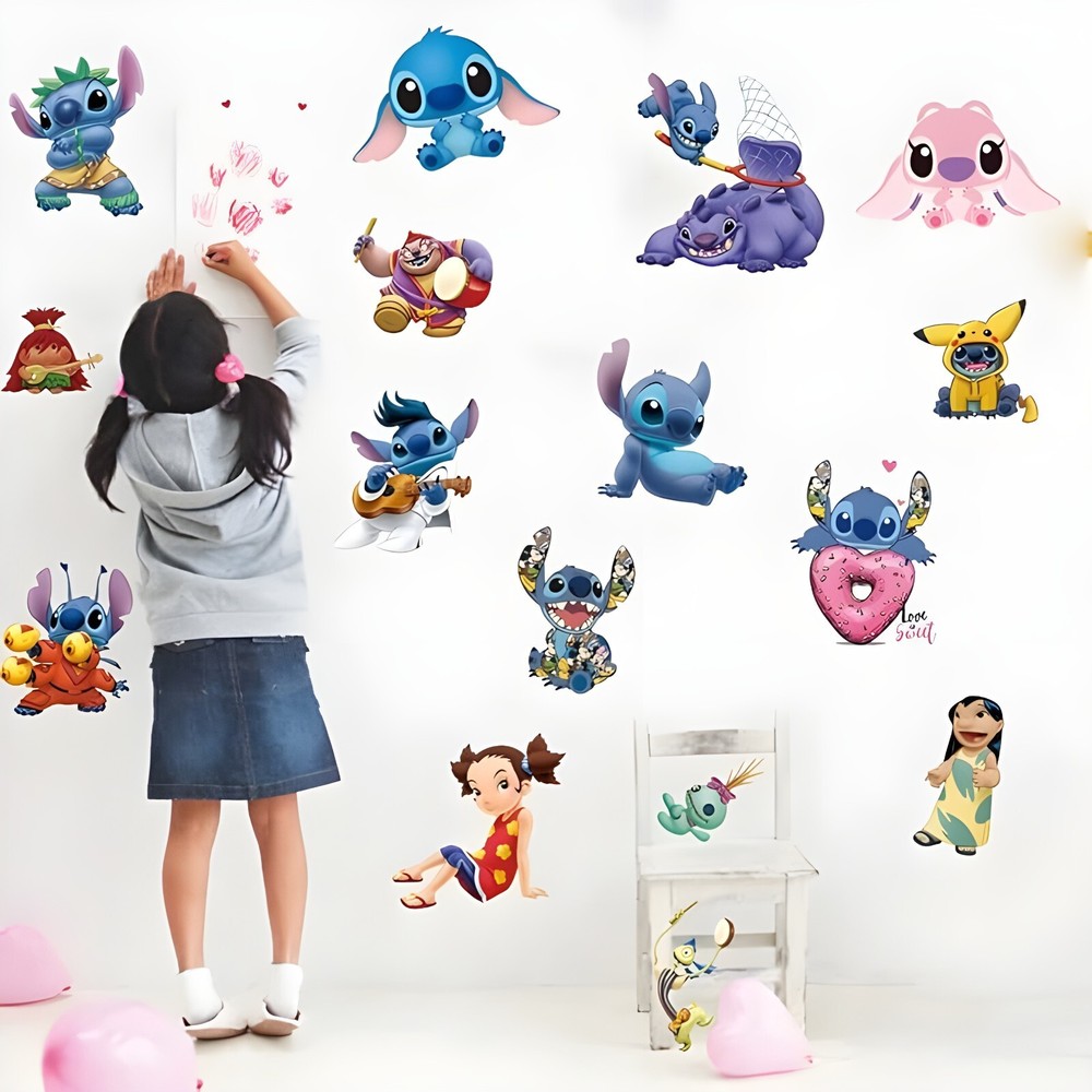 Removable Wall Sticker Lilo & Stitch kids room Decal Vinyl Home Decor