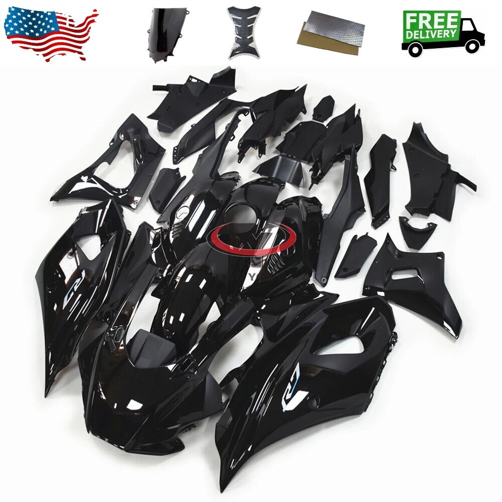 Injection Glossy Black Bodywork Fairing Kit For Yamaha YZF R7 YZF-R7 2022-2025