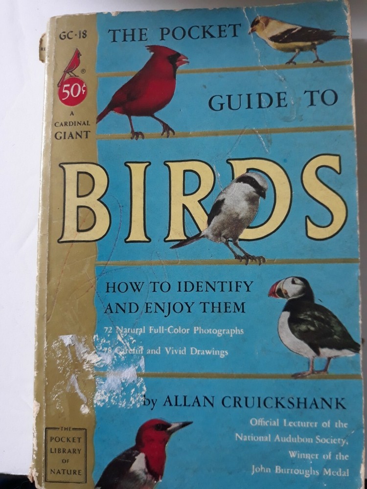 BIRDS The Pocket Guide To Birds by Allan Cruickshank  1954 Paperback
