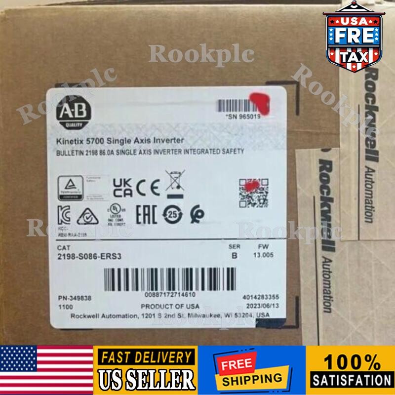 AB 2198-S086-ERS3 Kinetix 5700 Inverter AB 2198S086ERS3 New Sealed US Free Tax