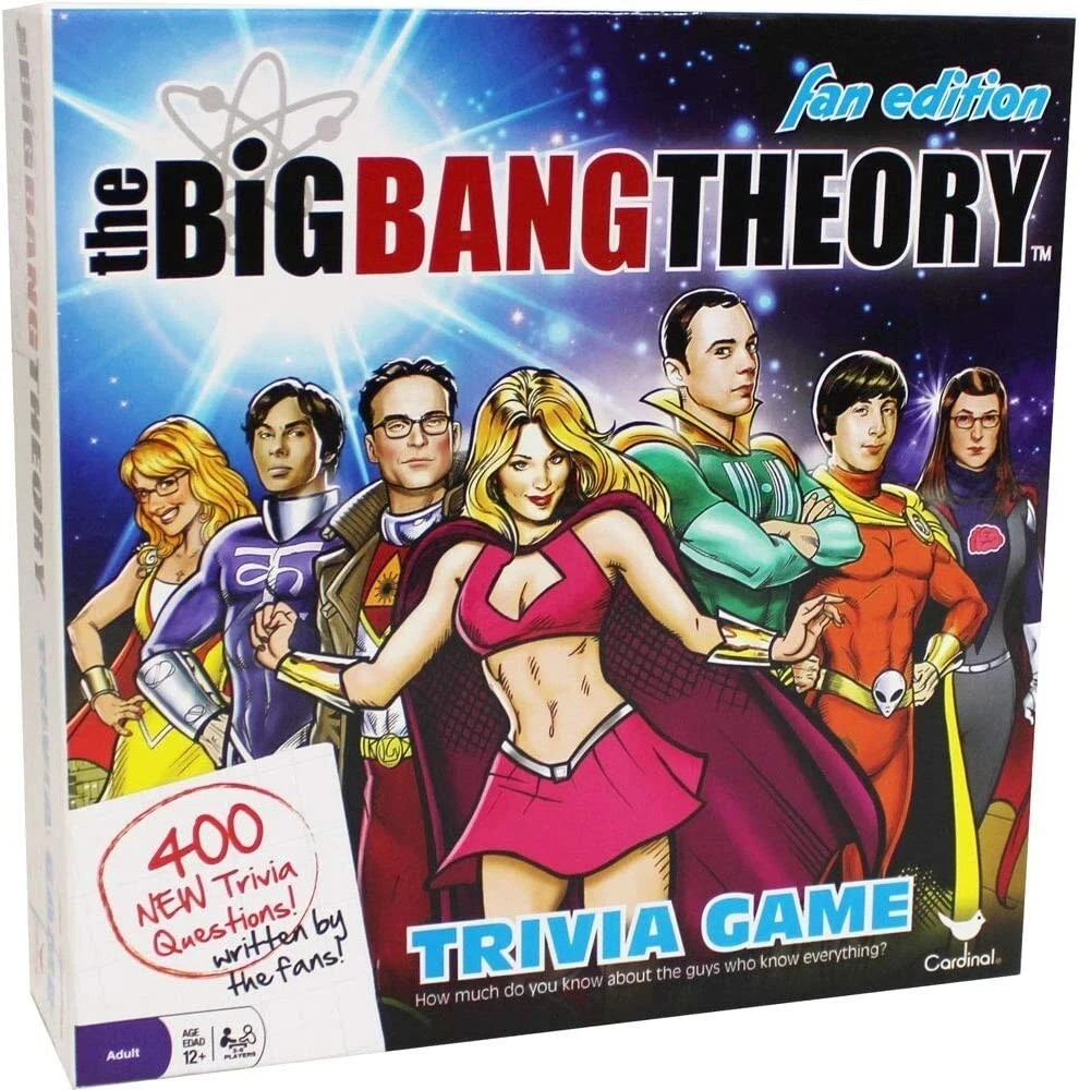 The Big Bang Theory Fact or Fiction Trivia Board Game Fan Edition  New Sealed