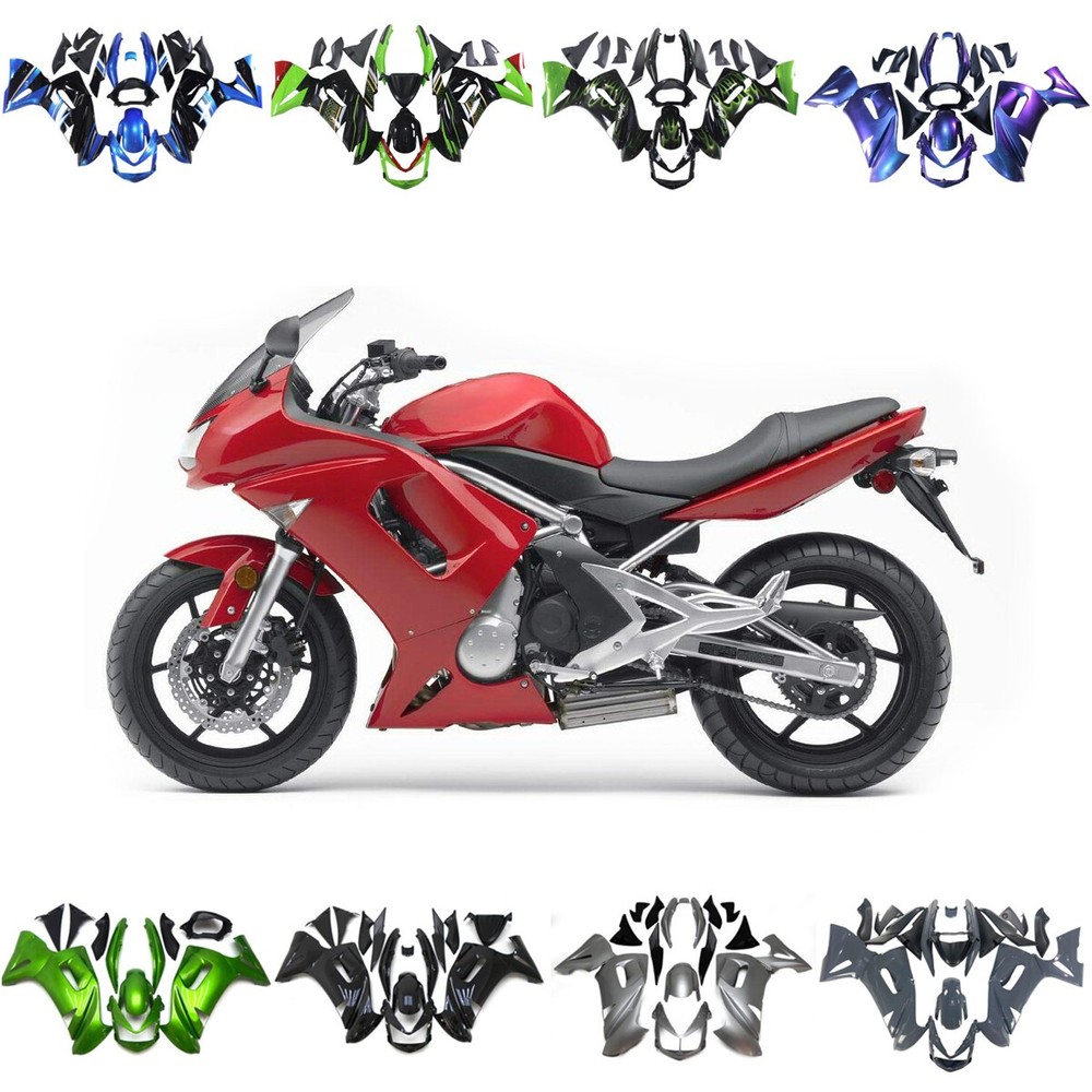 ABS Bodywork For Kawasaki EX650 2006 2007 2008 Ninja 650r Fairings Full Body Kit