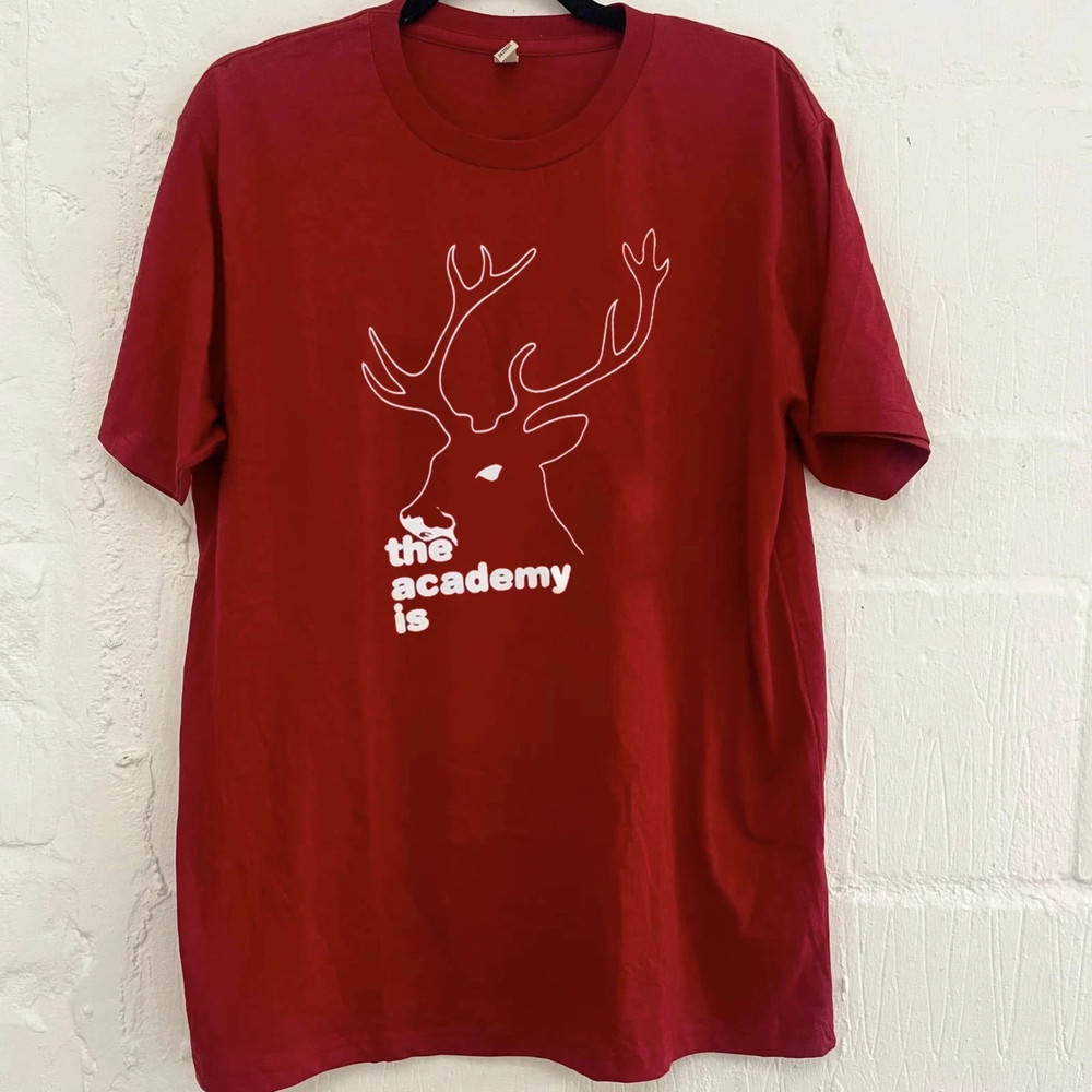 The Academy Is... Band Deer Head RED Cotton T Shirt Size S-5XL QA1672