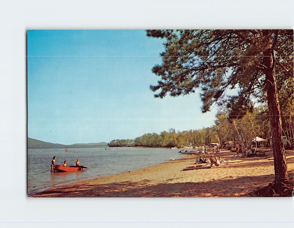 Postcard Westward Shores Camping Area West Ossipee New Hampshire USA