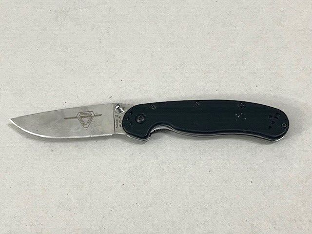 Ontario Rat MODEL 11 Linerlock COYOTE  Black Folding Steel Pocket Knife Taiwan