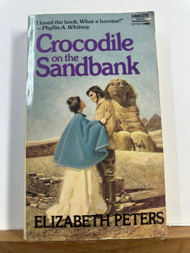 Crocodile on the Sandbank Elizabeth Peters 1976 First Printing Fawcett