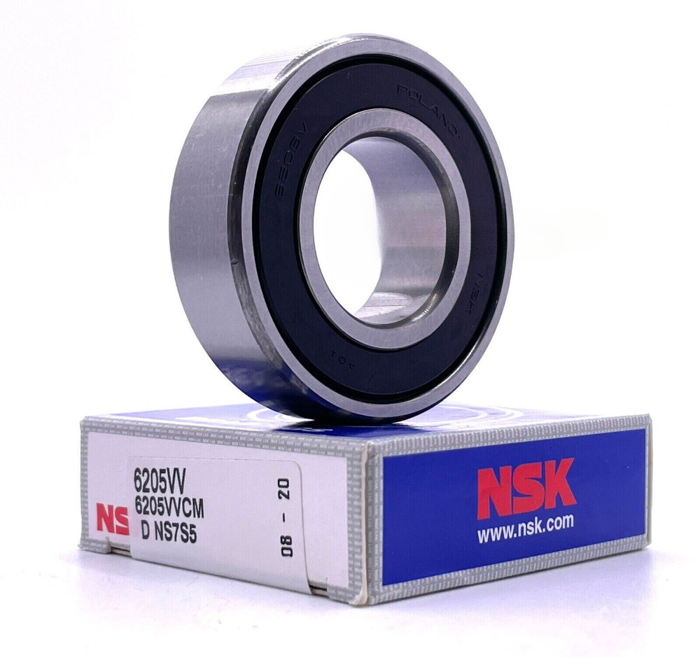 NEW NSK 6205VV CM Deep Groove Radial Ball Bearing 6205DDU 6205-2RS 25x52x15mm
