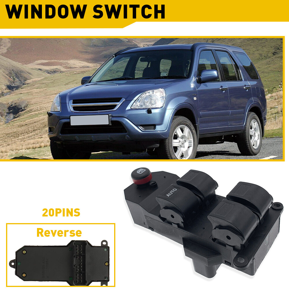 Master Power Window Door Switch for 2002 03 04 05 06 Honda CR-V 35750-S5A-A02ZA