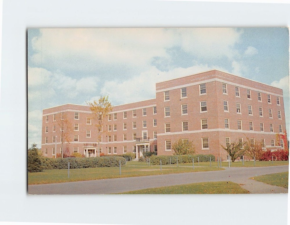 Postcard Corbett Hall Men's Dormitory University of Maine Orono USA