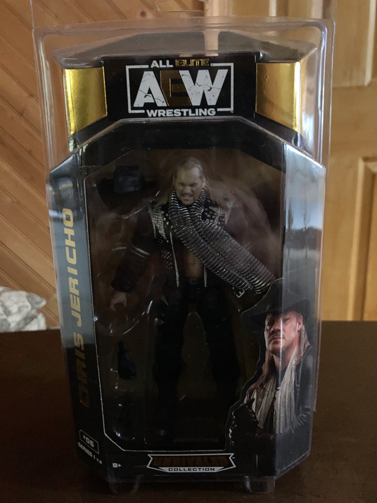 Jazwares - AEW Unrivaled - Series 1 - Chris Jericho - W/ Protective Case - MIB