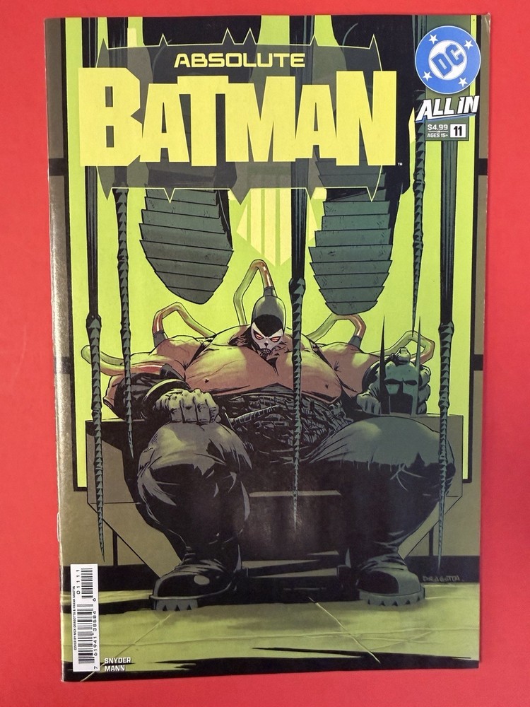 Absolute Batman #11 Nick Dragotta Cover (DC Comics October 2025)