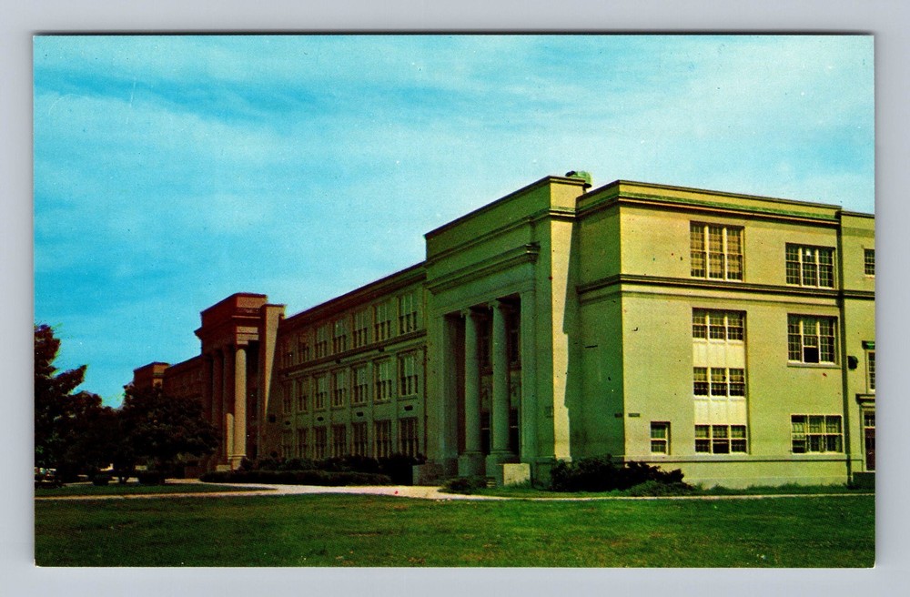 Lynn MA-Massachusetts English High School Vintage Postcard