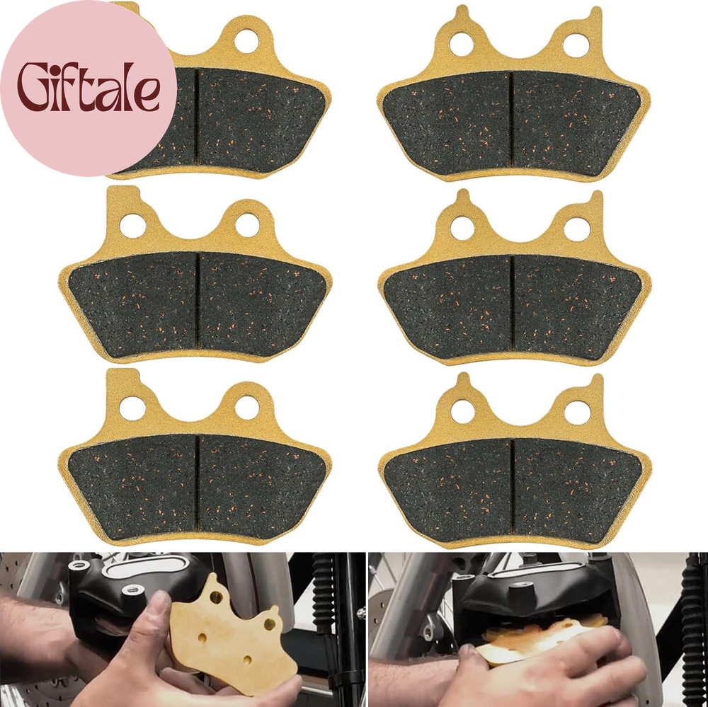 Brake Pads Heavy-Duty Ceramics for Harley Davidson 2000-2007 Touring Flhtcu-I El