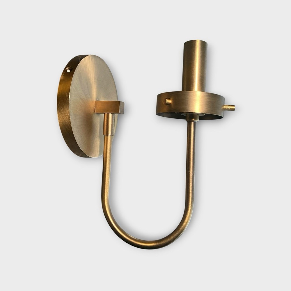 Troy Lighting Maple Wall Sconce B3414-PBR Base Only No Glass Brass