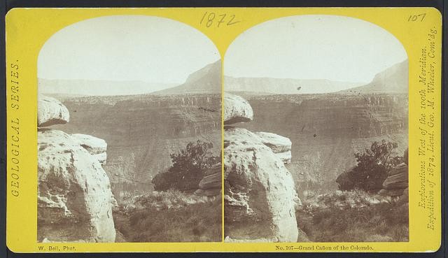 Photo of Stereograph,Grand Canyon of the Colorado,Geological,1872,Landscape