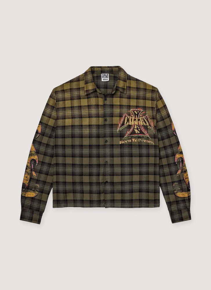 Vale Forever Reborn Flannel Green